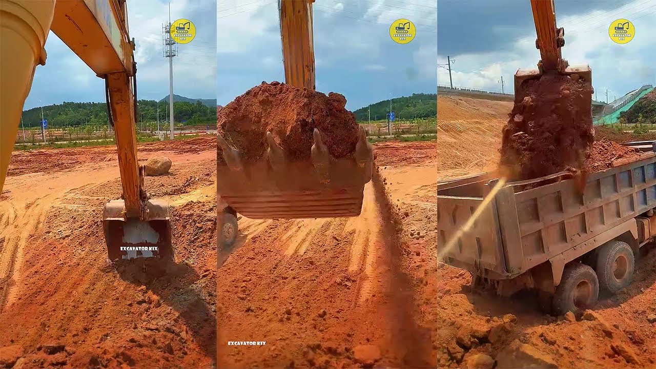 How To Excavators Load Soil Onto Trucks Professionally P1601
