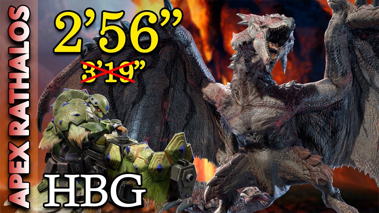 MHRise | HBG Solo 2:56 APEX Rathalos ヌシ・リオレウス Speedrun