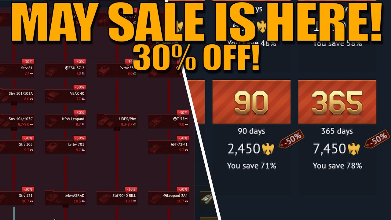 Майская распродажа уже здесь! Скидка 50% в премиум-режиме? Скидка 30% (почти) на все остальное! -...