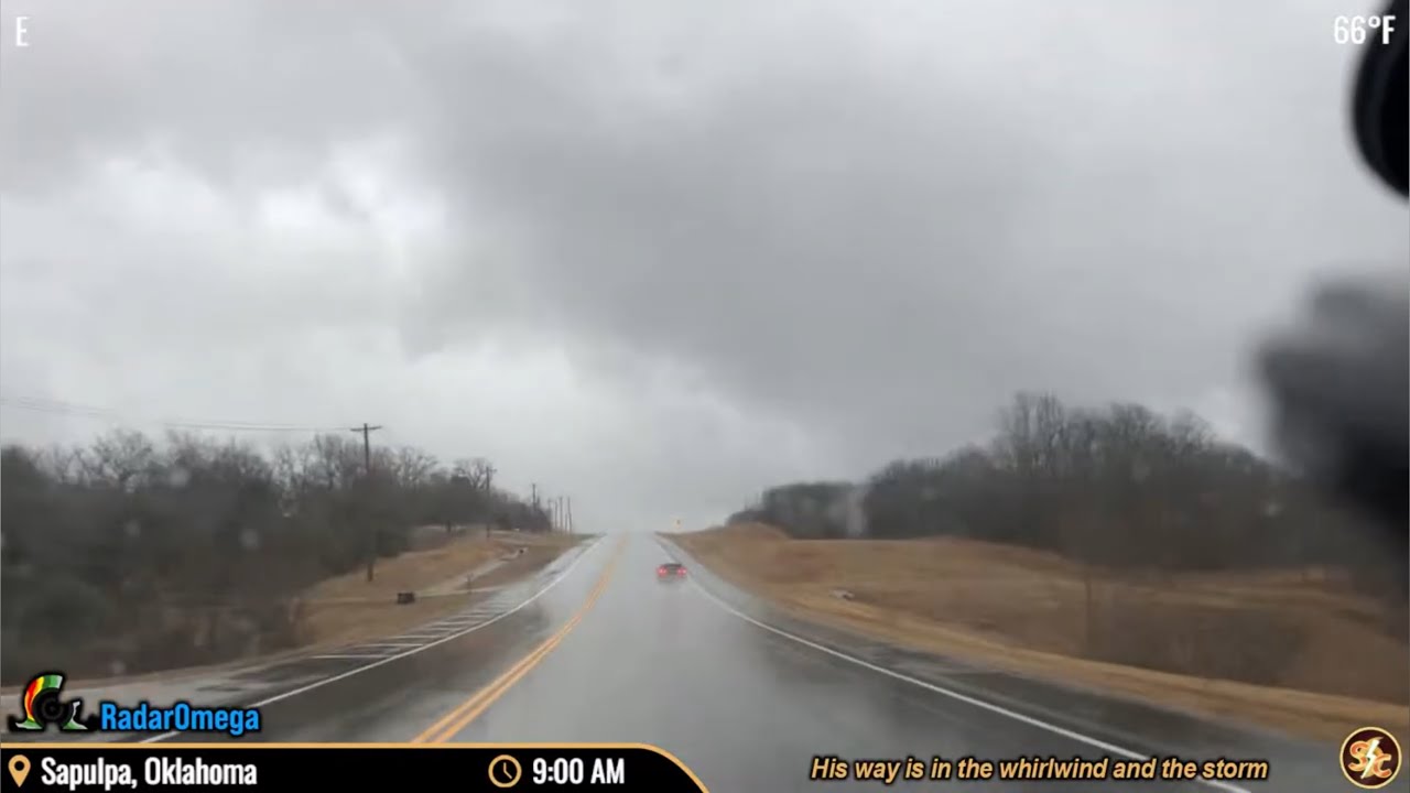 First Tornado Watch Of 2026 - Oklahoma -  As It Happened 1/8/26