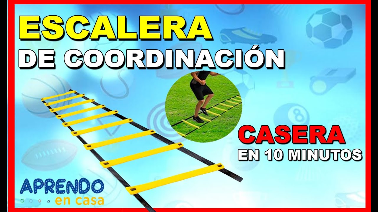 Cómo Hacer Una ESCALERA DE COORDINACIÓN EN CASA | Educación Física SV