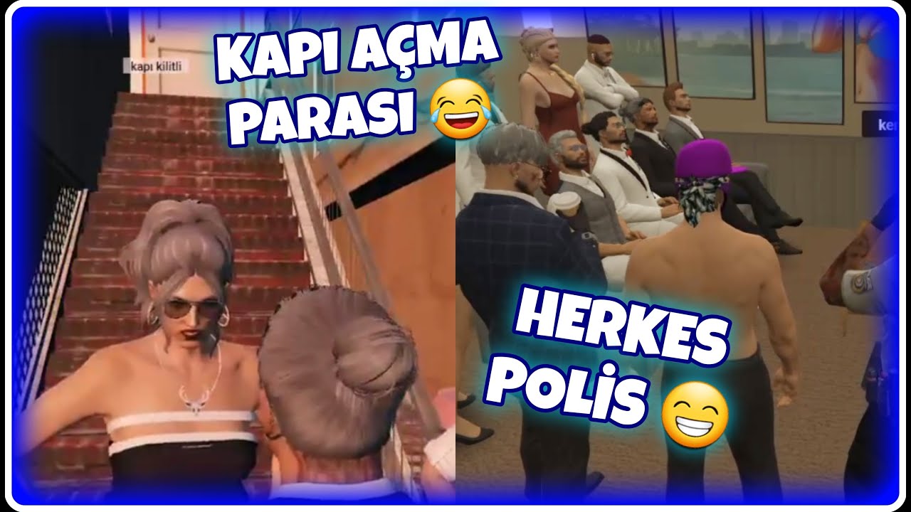 POLİSLER KIZ İSTERSE 🤩 #VRRP VR ROLEPLAY