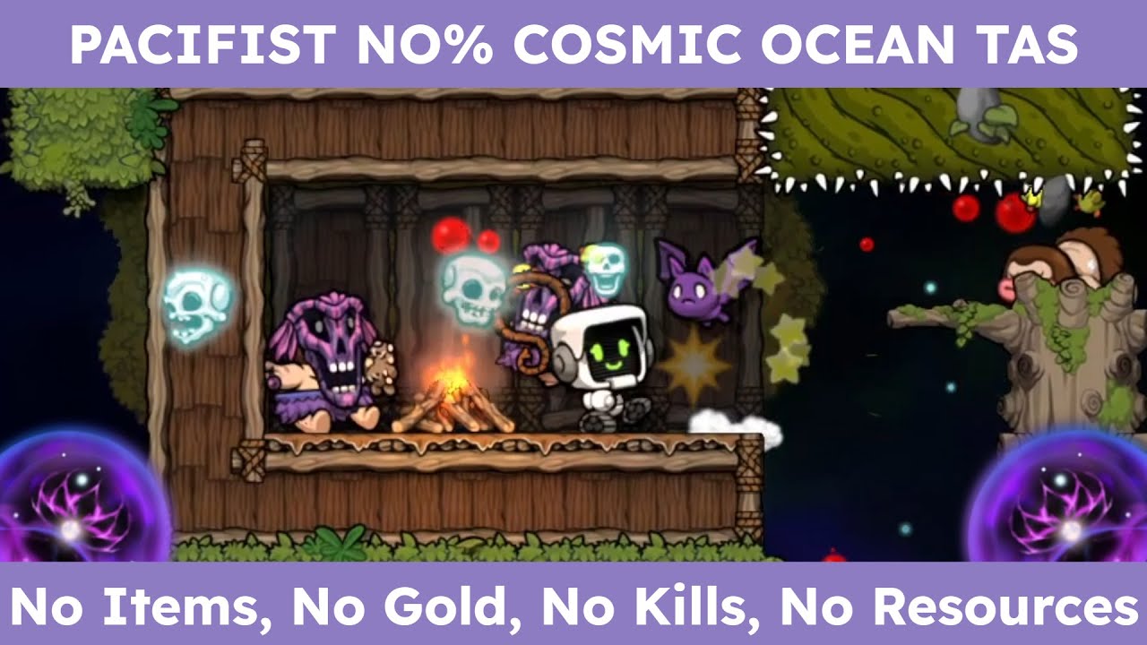 [TAS] Spelunky 2 - Pacifist No% Cosmic Ocean in 26:13.766