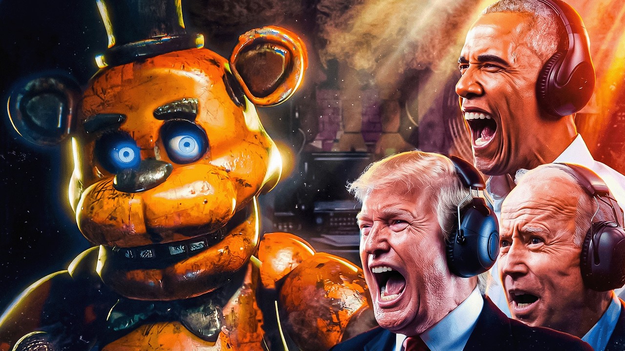 Freddy is TERRIFYING in VR | US Presidents Play Five Nights At Freddy's: Help Wanted Parts 1-4