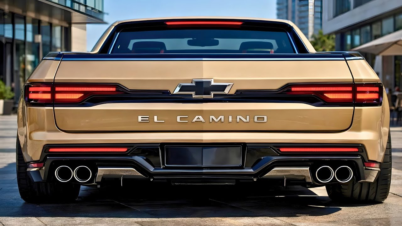 Chevrolet El Camino 2026 возвращается... Классический дух, современная мощь!