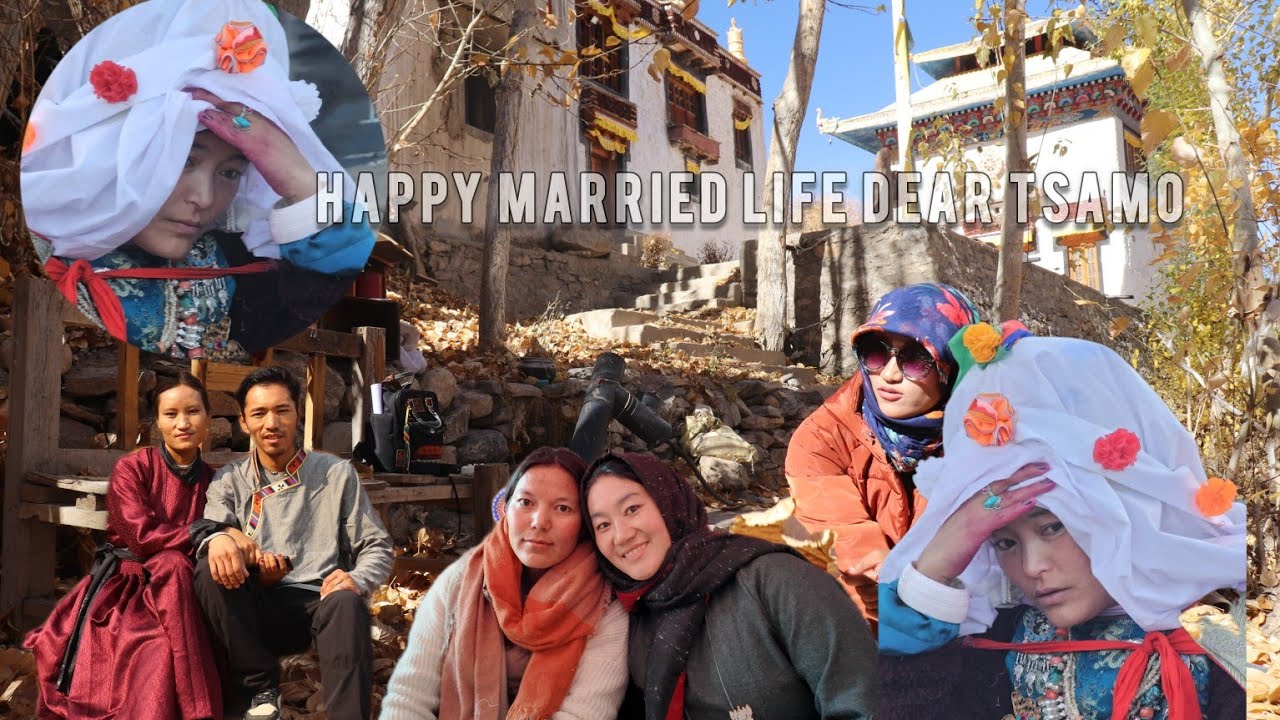 Once Again at marriage ceremony //Happy married life tsamo lay #marriage #zanskar @Zanskari_Couple
