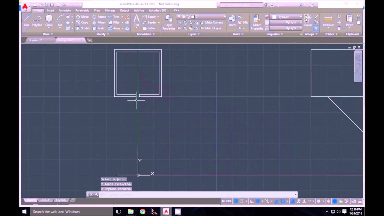 Autocad Area Moment of Inertia Calculation
