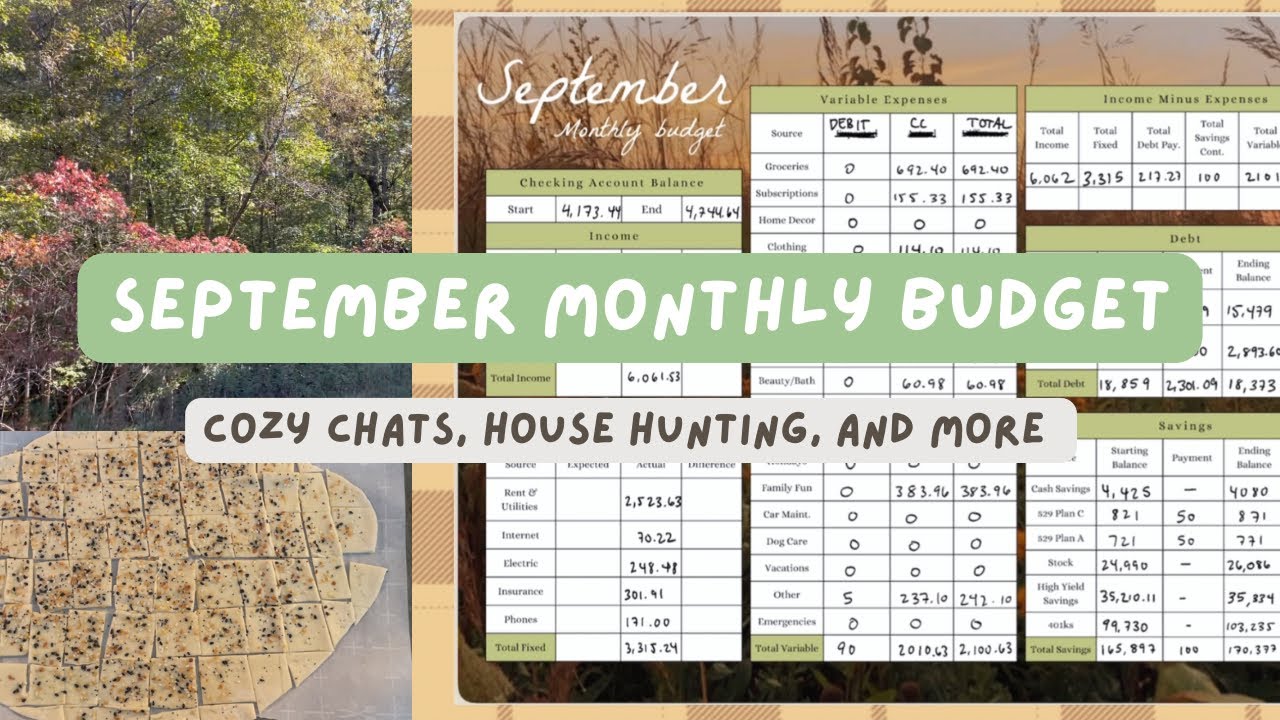getting back on track! fall budgeting chats, house hunting anxiety 🍁🍂