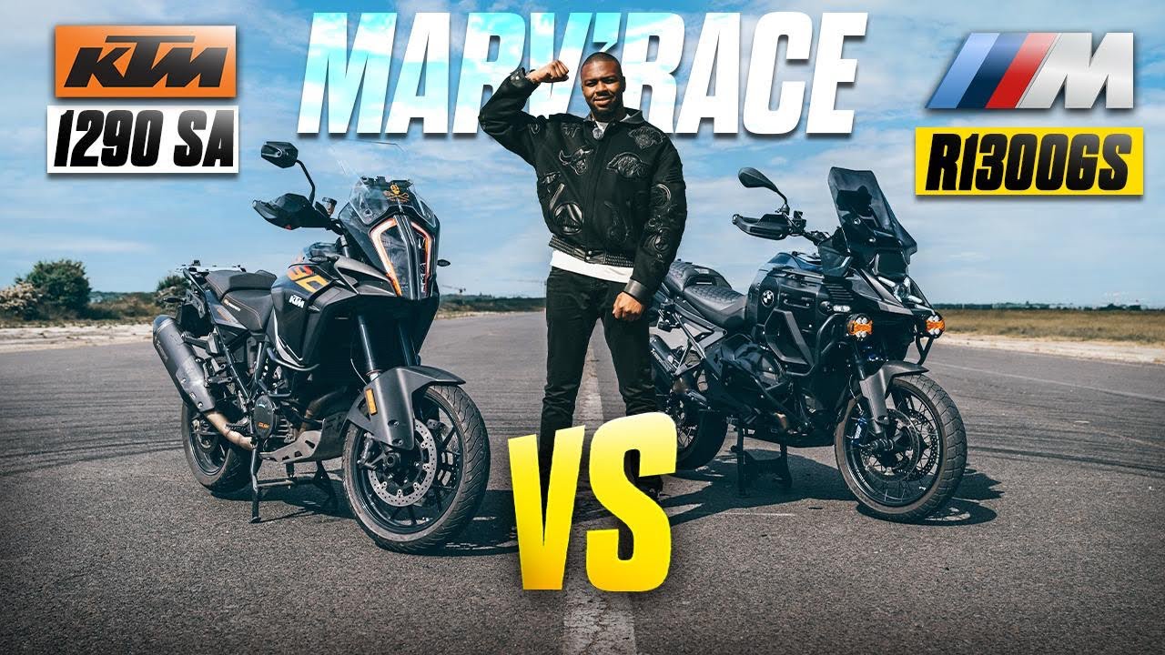 MARV’RACE - BMW GS1300 ADVENTURE VS KTM 1290 SUPERADVENTURE S - LE CHOC DES MAXI TRAILS ! 
