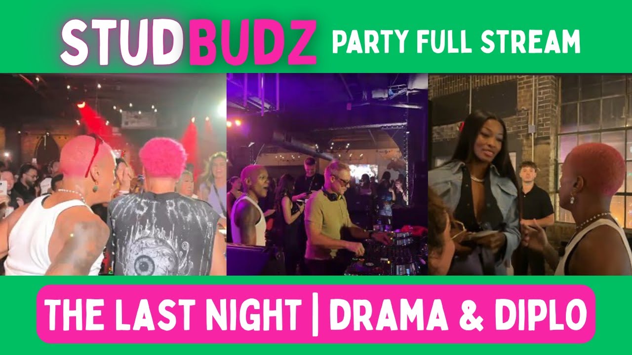 StudBudz Twitch Stream 2025 WNBA All Star Party Night 3 Last Night | Angel Reese Diplo Drama #wnba