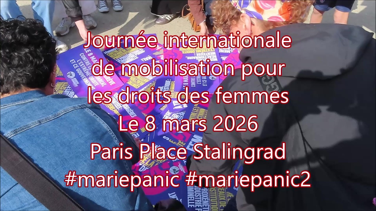 Journée internationale des Droits des Femmes Paris 8 mars 2026 No.1 #8mars #mariepanic #femmes