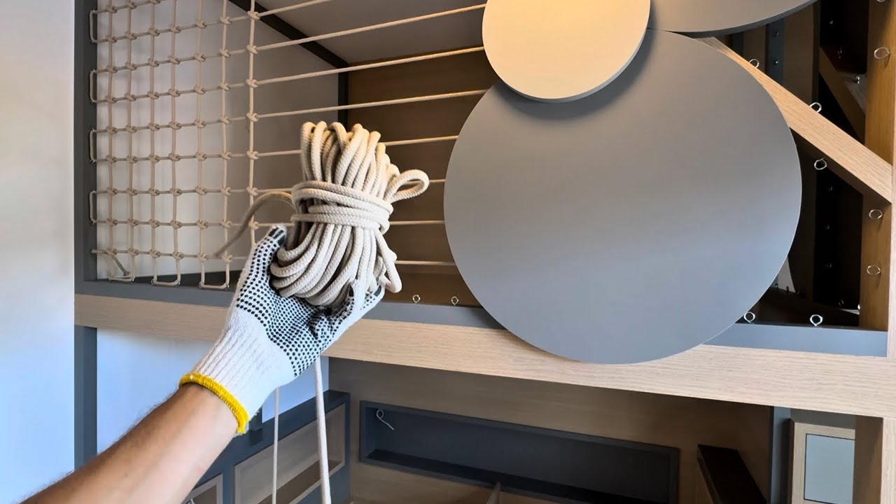 Veja o que eu fiz nesse quarto infantil utilizando Corda Náutica I Faça você mesmo #diy