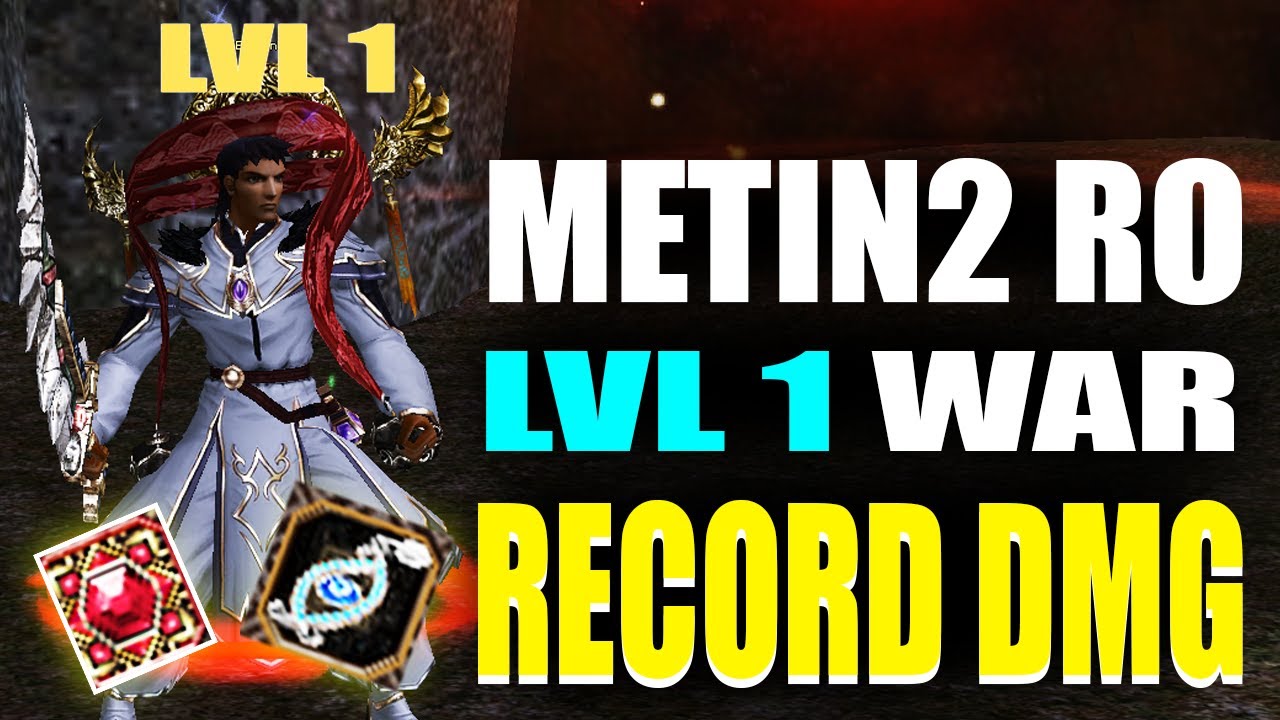 METIN2.RO: LvL 1 - RECORD DMG PE ROMANIA - Din MAP 1 pana in PADUREA ROSIE