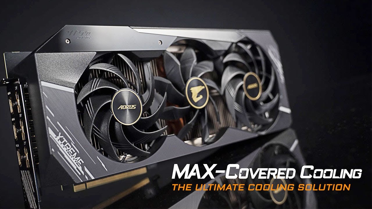 AORUS GeForce RTX 30 Series graphics cards, featuring MAX-Covered Cooling!