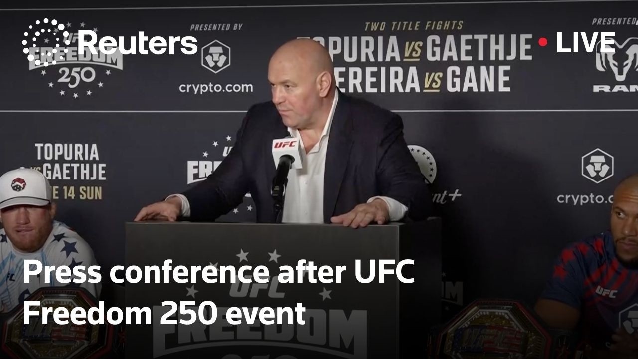 LIVE: UFC Freedom 250 press conference