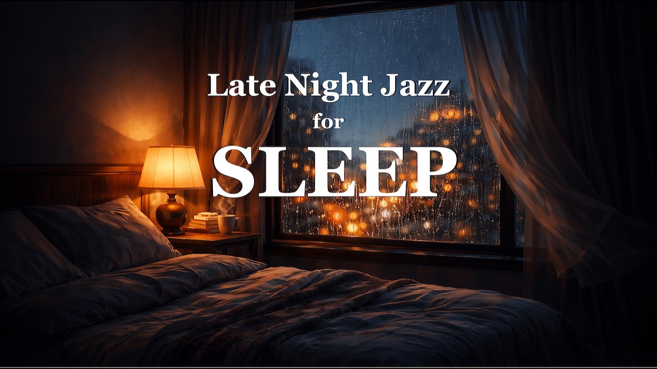 Late Night Jazz for Sleep 🌙 Piano & Sax Background Music