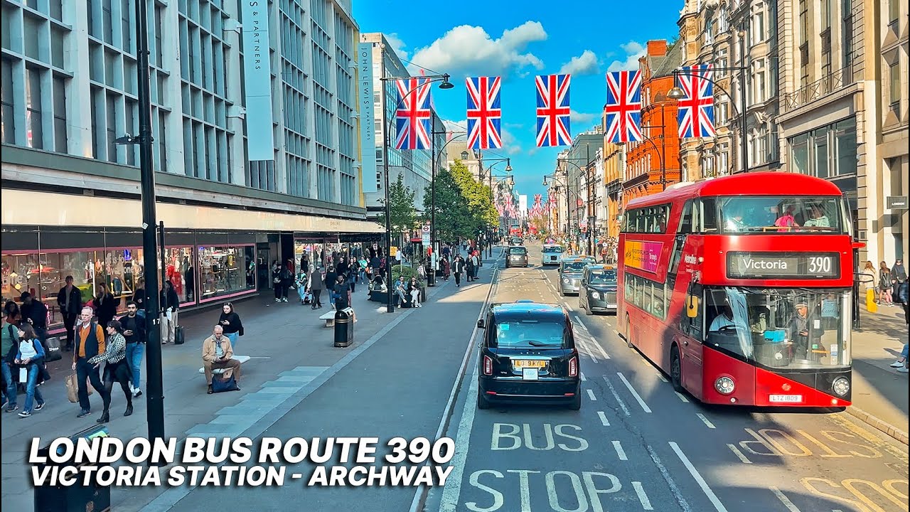 Riding the iconic London Double-decker Bus: A unique perspective of the city aboard London Bus 390