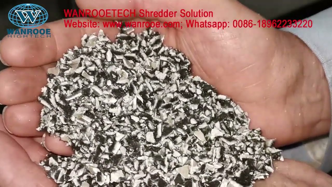 PVC Recycling Process, Waste Plastic PVC Ground Mat Carpet Floor Shredder Crusher Pulverizer Line