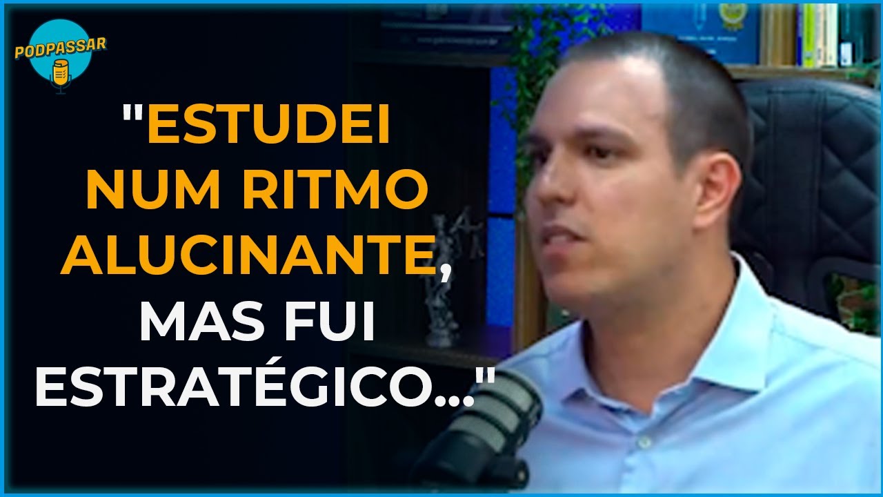 A preparação do professor João Trindade para ser aprovado no concurso Senado