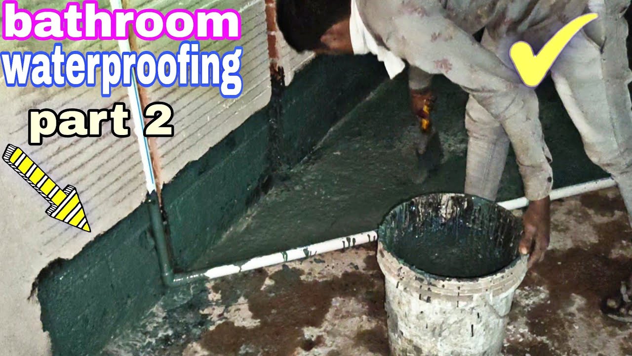 bathroom waterproofing process part 2