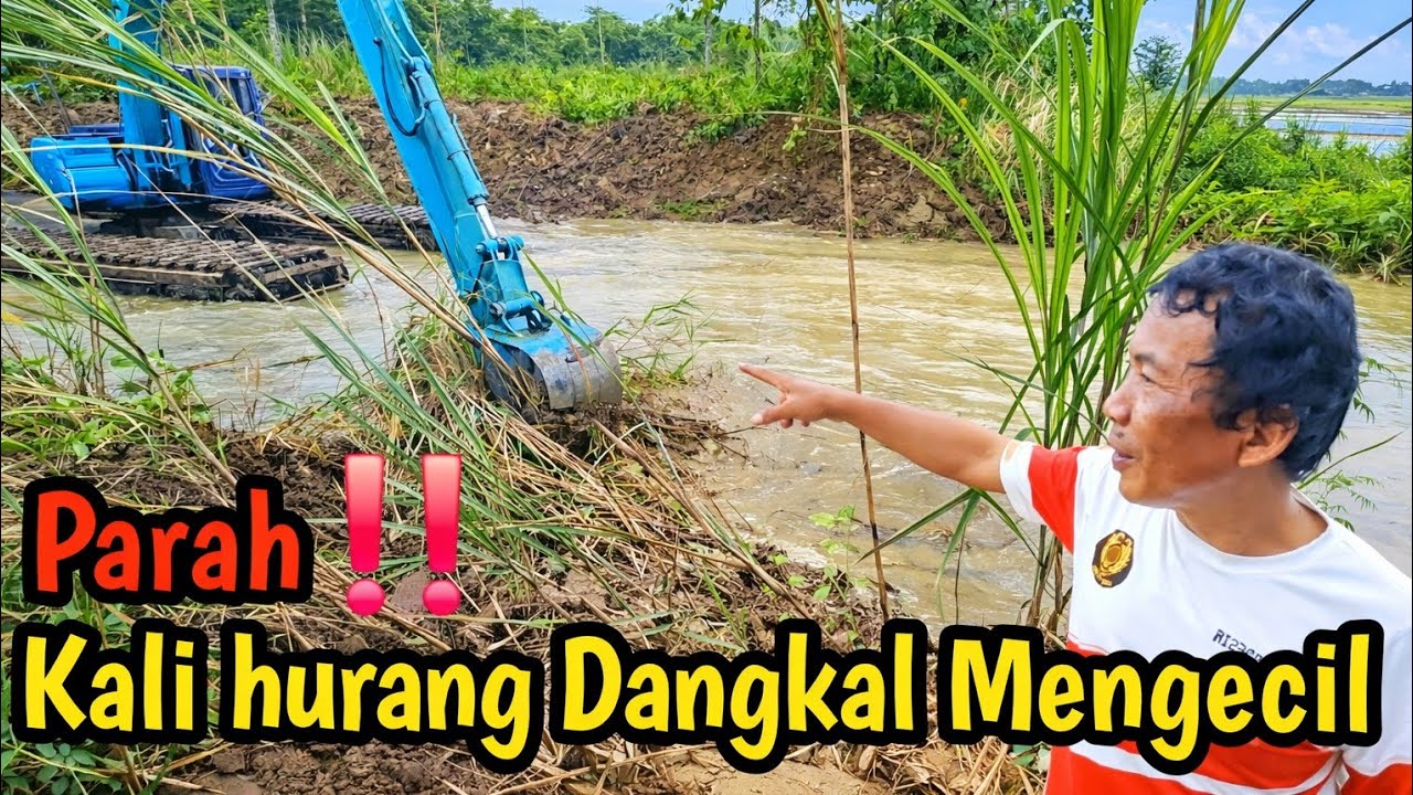 PARAH ‼️KARANG LIGAR BANJIR TIAP HUJAN || INI KONDISI HILIR KALI HURANG 