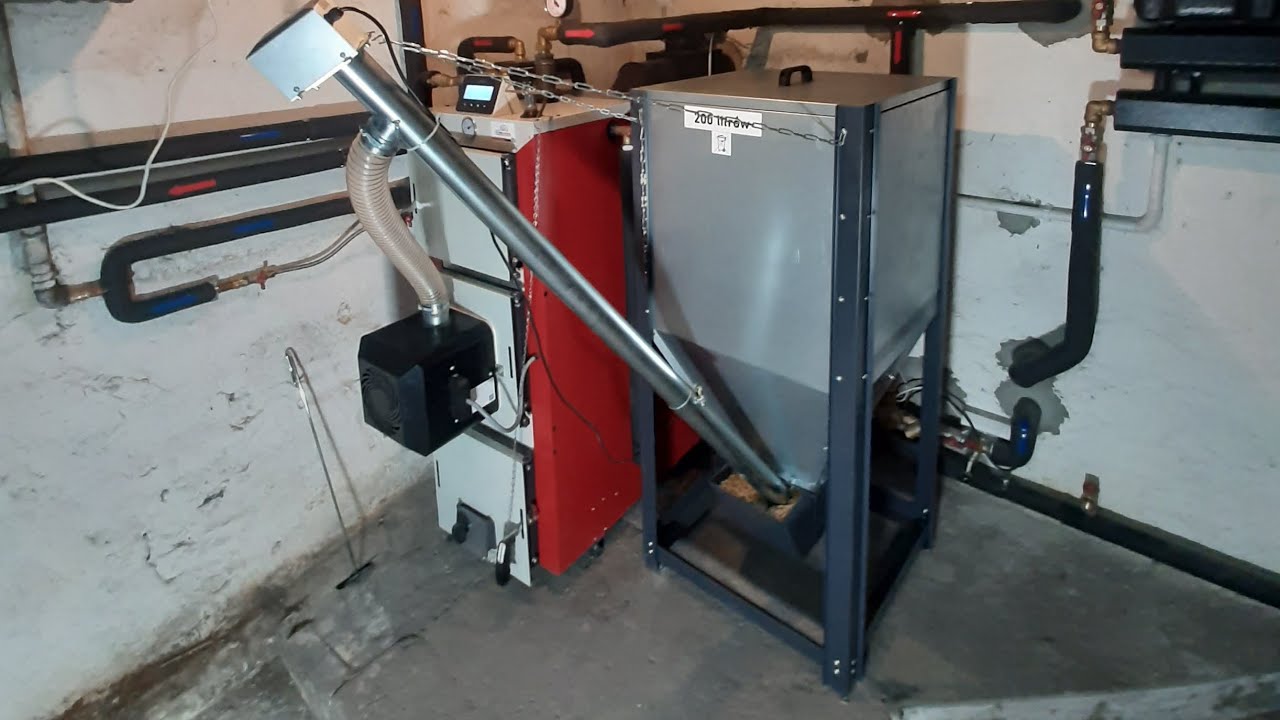 Kocioł Hybrydowy z buforem KOTŁOSPAW DREWKOPLUS 18 KW. Grupy pompowe TERMOJET.