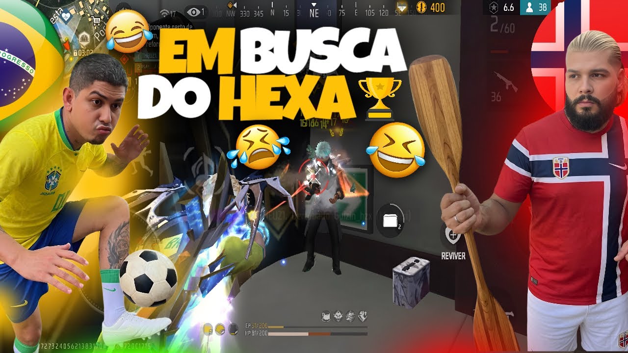 NEY JUNIOO E VINI THEUZ | EM BUSCA DO HEXA (BOOYAH) 🇧🇷💥😂