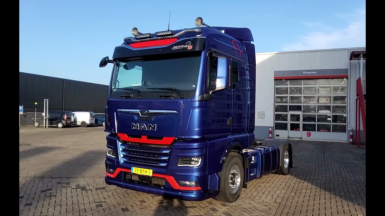 MAN TGX 540 4x2 Trekker Metallic Blauw 77 BTH 3
