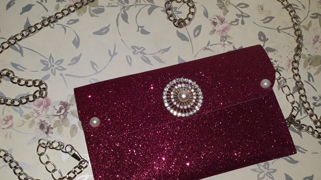 طريقة عمل بوك بالفوم (بورتفية) DIY glitter Foam sheet Wallet