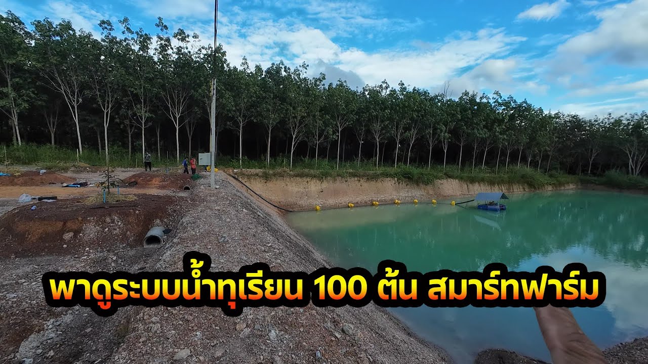 พาดูระบบน้ำสวนทุเรียน 100ต้น แบบสมาร์ทฟาร์ม
