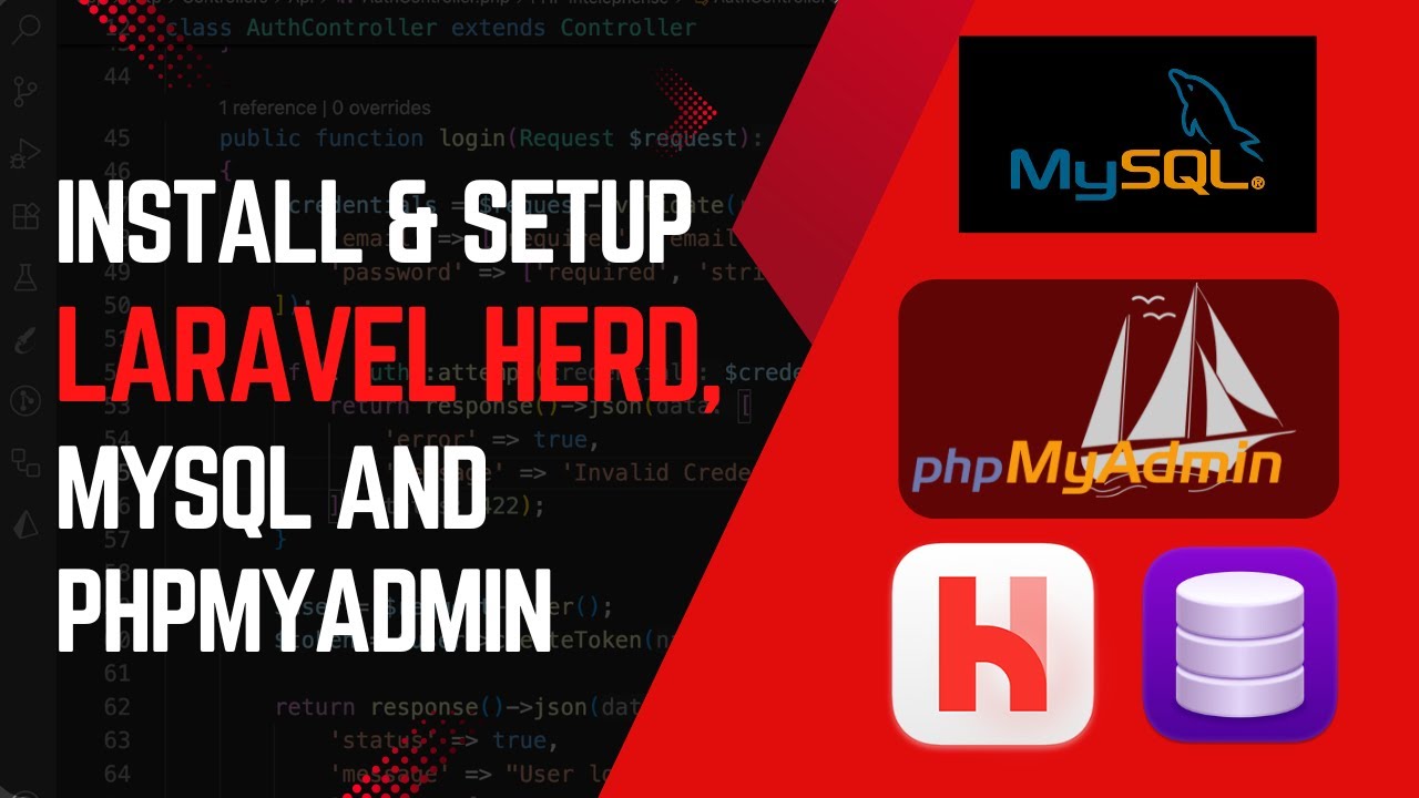 How to Install Laravel on Mac OS  with Laravel Herd, MySQL and phpmyadmin | Install Laravel Herd