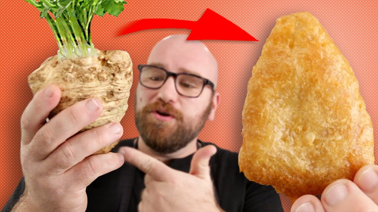 Making Vegan Fish N Chips from CELERY ROOT