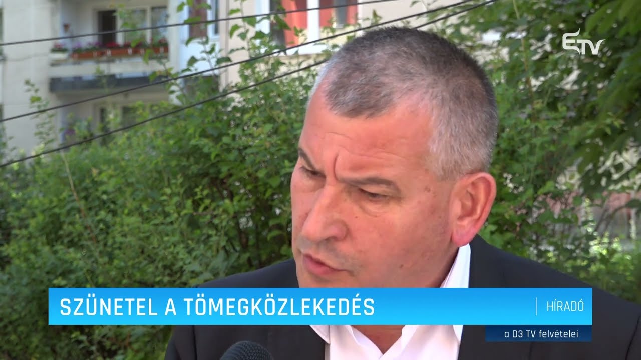 Szünetel a tömegközlekedés – Erdélyi Magyar Televízió