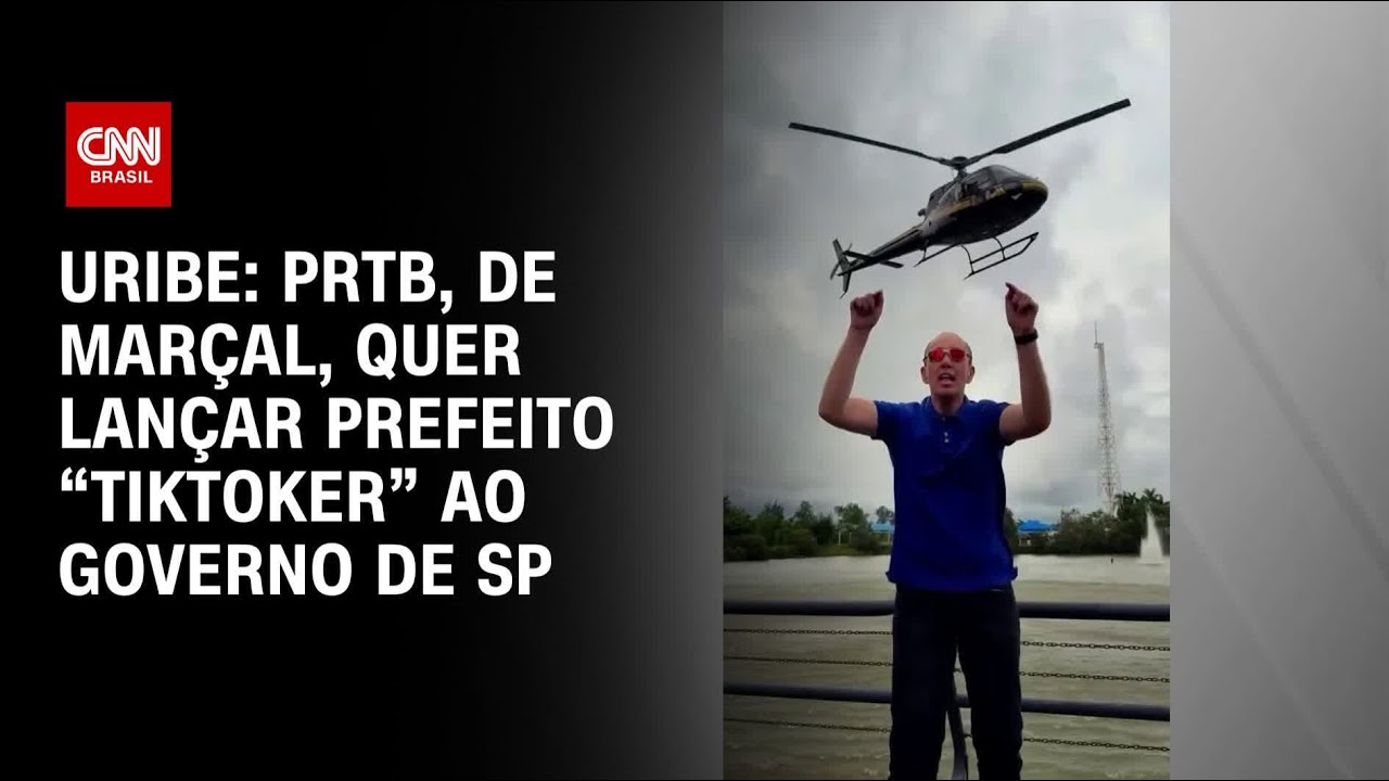 Uribe: PRTB, de Pablo Marçal, quer lançar prefeito “TikToker” ao governo de SP | BASTIDORES CNN