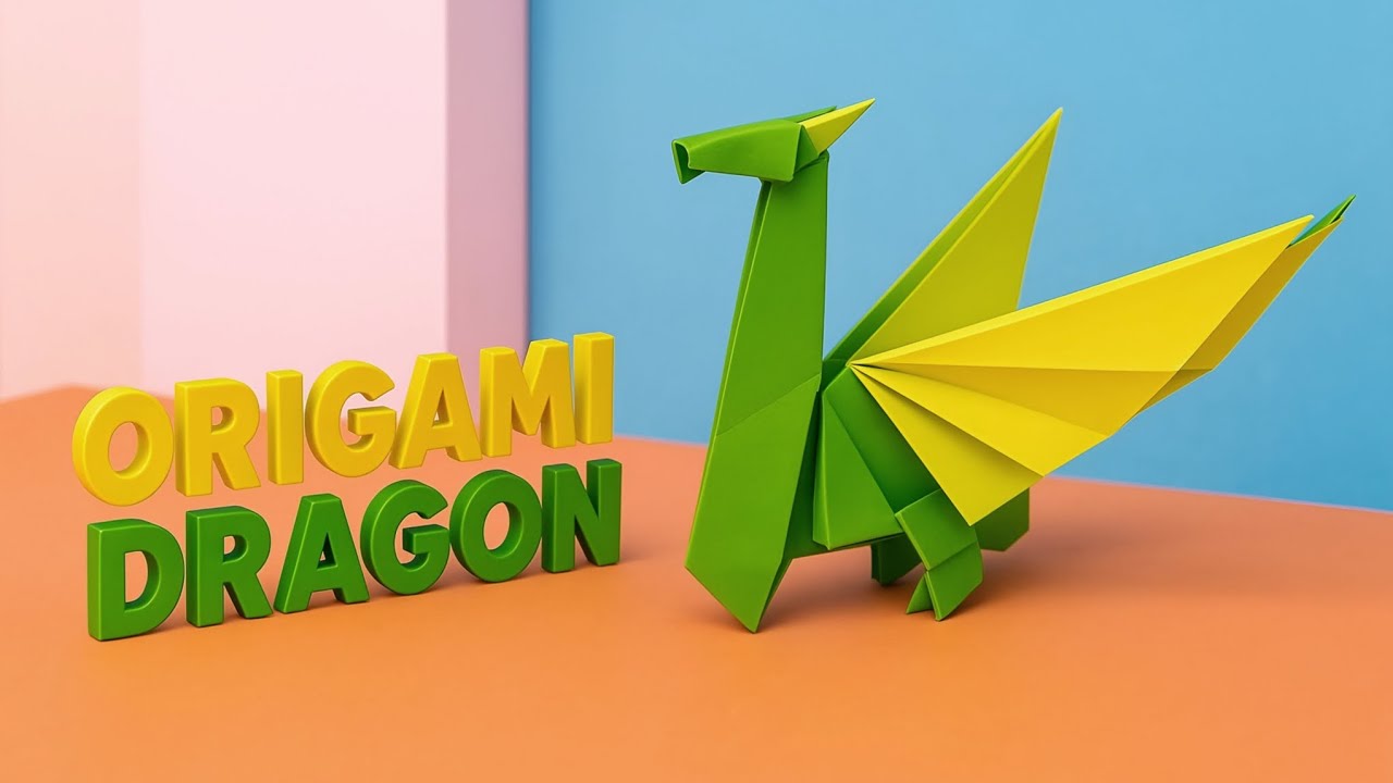 Origami dragon || how to make a paper dragon