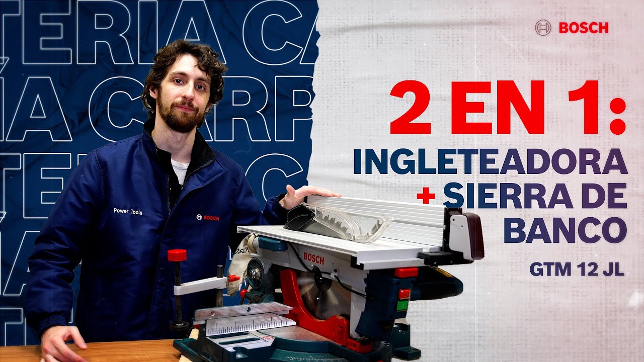 Sierra 2 EN 1! La Ingleteadora + Sierra de Banco que va a cambiar la carpintería!