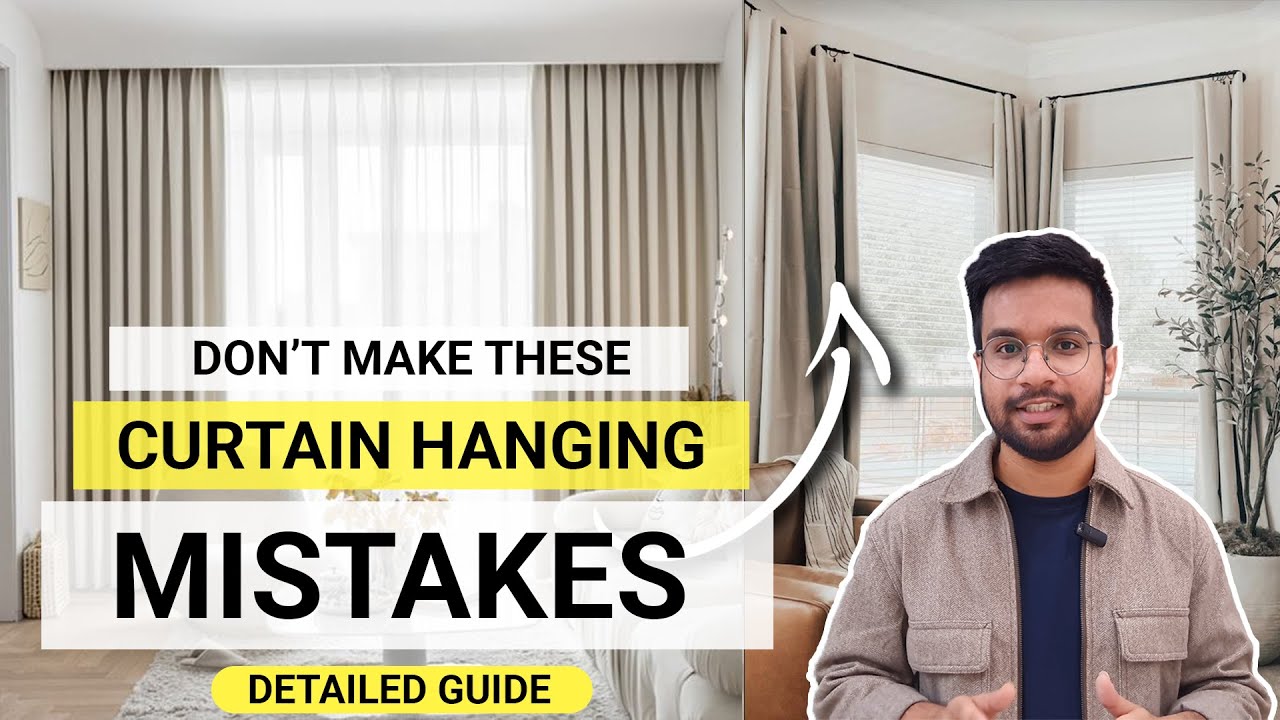 Best Curtain And Blinds | Design Mistakes | Rod vs Tracks | Design Guide | curtain rods design
