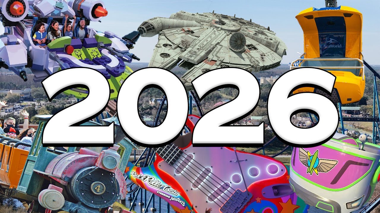 ВСЁ, что появится в тематических парках Флориды в 2026 году