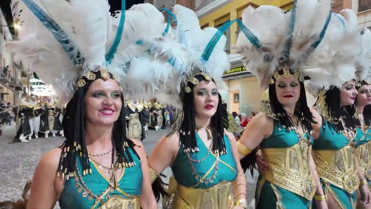 Moros y Cristianos. Desfile Enhorabuena Moros 2024