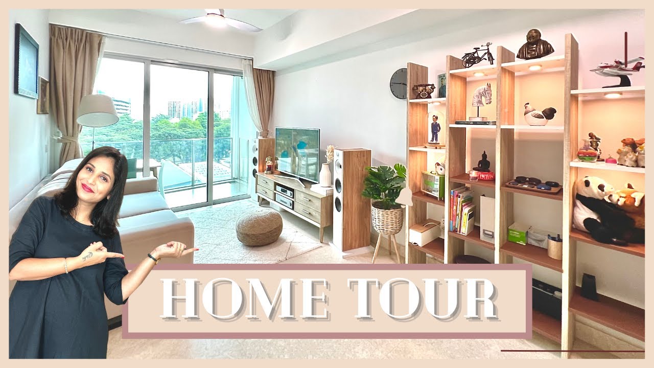 My Home Tour| Our Home in Singapore| 2 BHK apartment in Singapore|வீட்டை சுற்றி பார்க்கலாம் வாங்க!!
