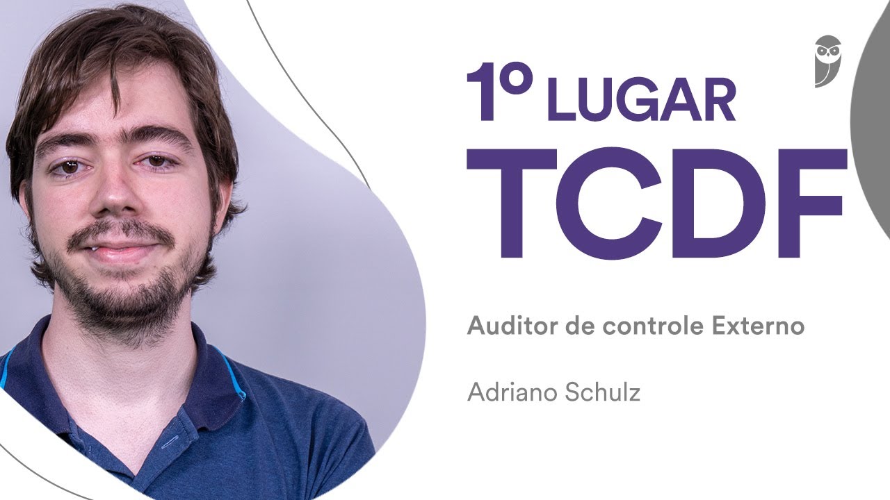 ENTREVISTA: Adriano Schulz, aprovado em 1&deg; lugar no concurso TCDF para Auditor de Controle Externo