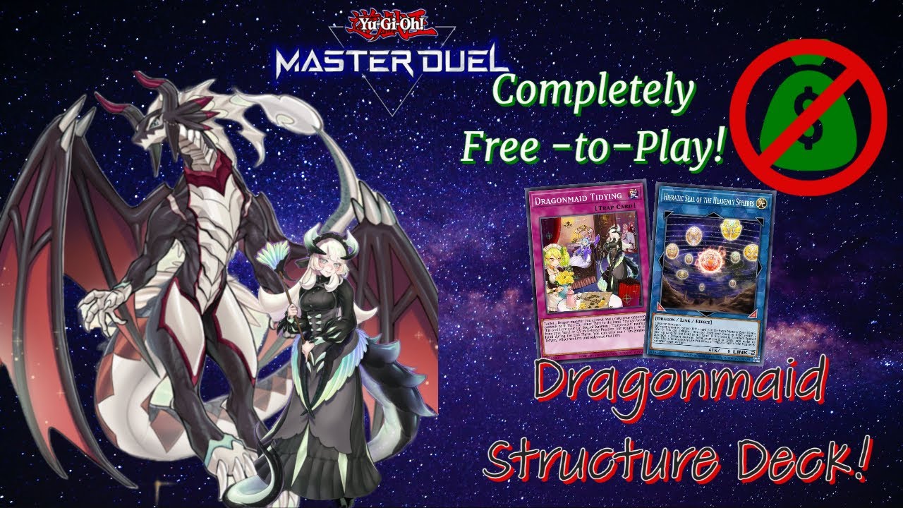 Climbing through Platinum completely F2P! New Dragonmaid Structure deck! | Yu-Gi-Oh! Master Duel