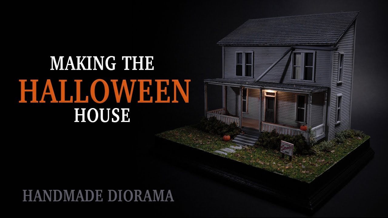 How To Make The Halloween Michael Myers House | Miniature Diorama