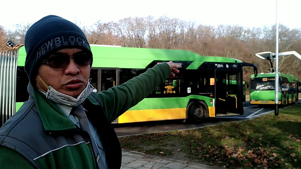 Poland 2 Filipino Public Bus Driver Trained in Articulated Electric Bus🚌🇵🇱