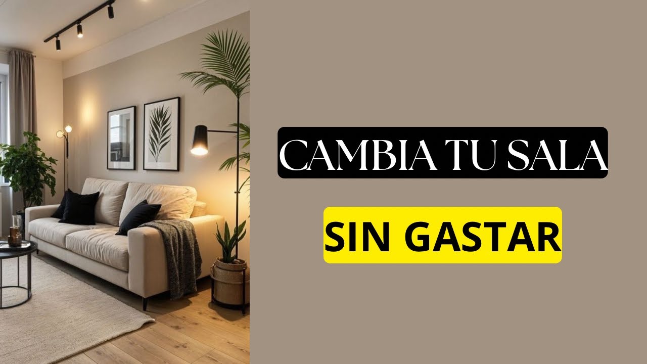 ✨5 TIPS para REMODELAR TU SALA SIN GASTAR 💸 #home #viral #viralvideo #homedecor #decoration 