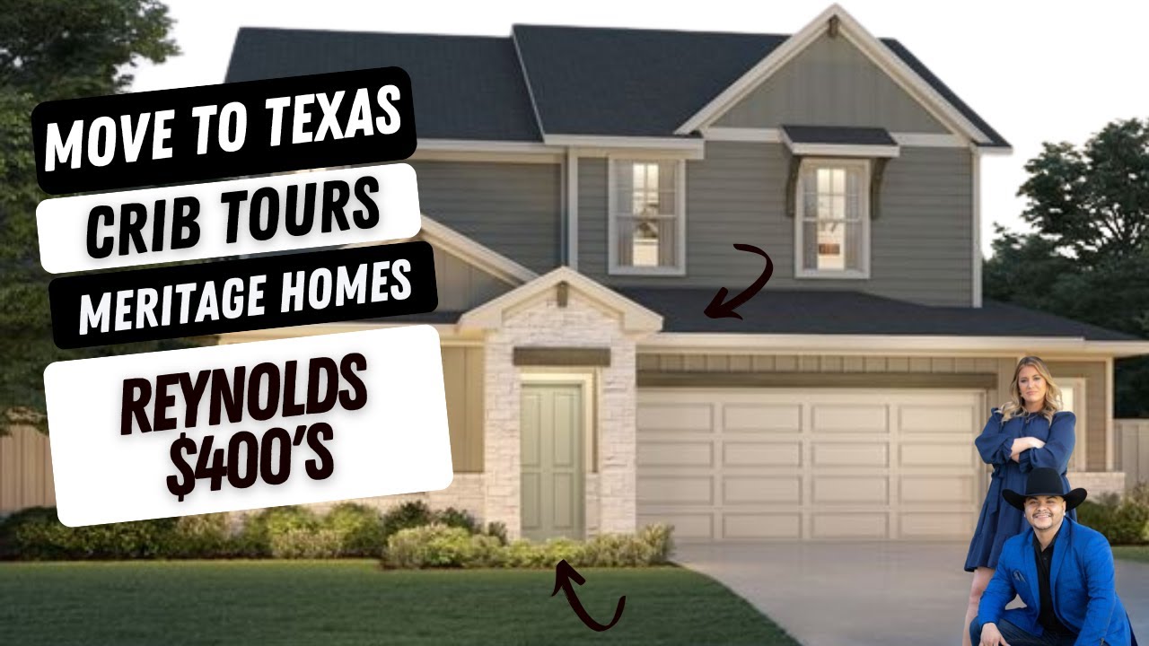 Meritage Homes REYNOLDS 890 Tour | 5-Bed 3-Bath | Waterstone Crossing Kyle TX | Crib Tours
