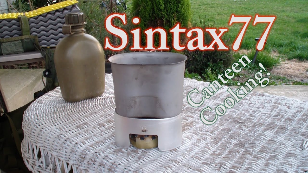 Surplus Canteen Stove w/ Super Cat Mod
