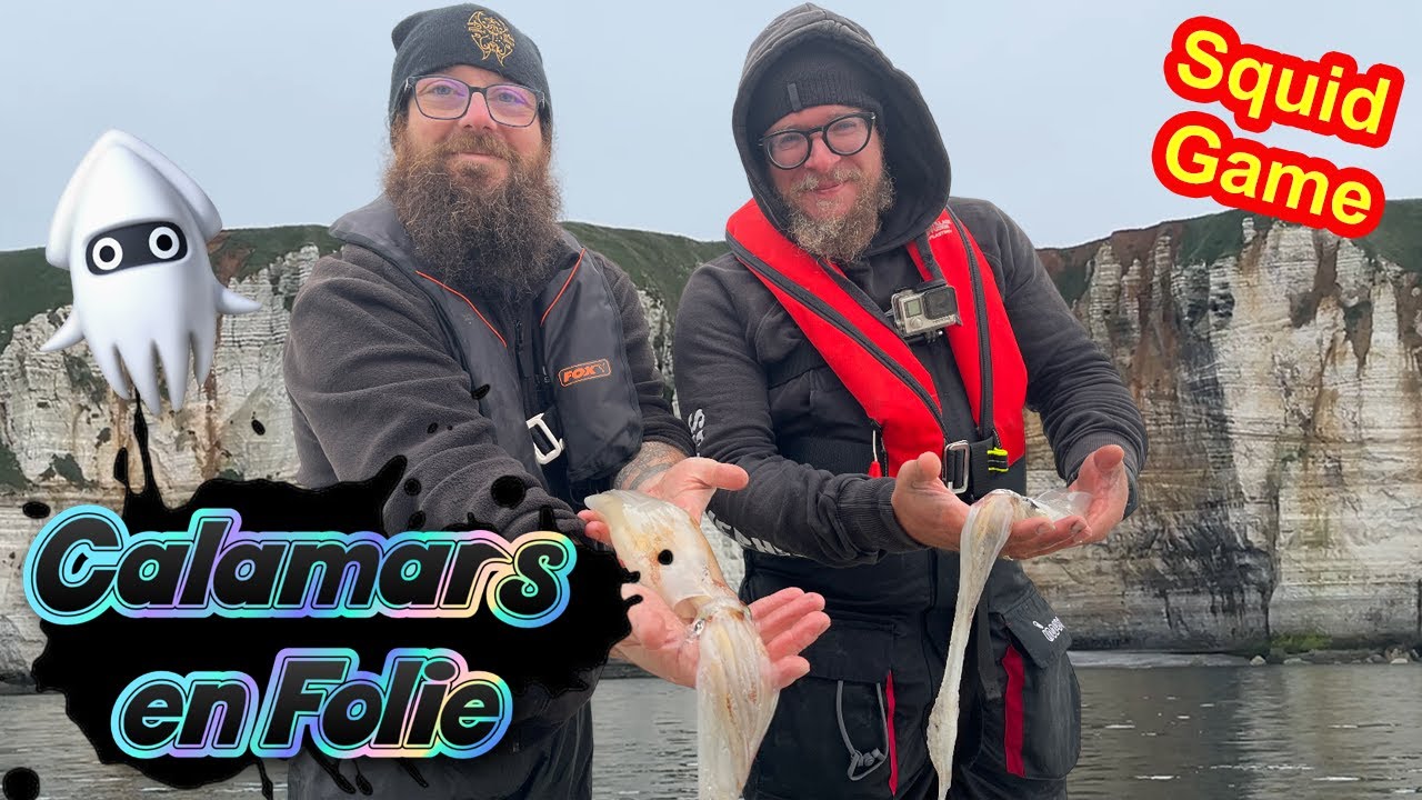 Des calamars partout en bateau !!!