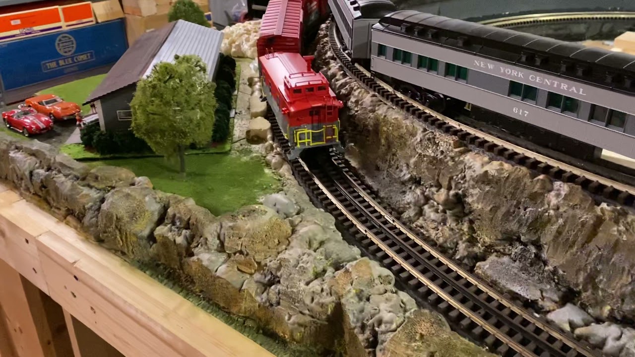 O Scale Layout, Experimenting with Foam instead of traditional construction material and methods!