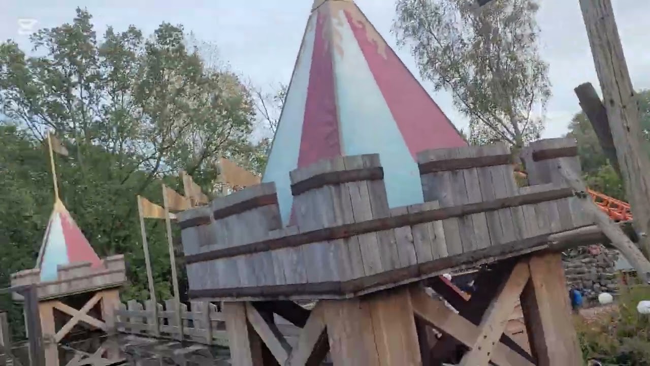 Avonturenpark Hellendoorn ridderstrijd. #spinningcoaster